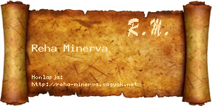 Reha Minerva névjegykártya